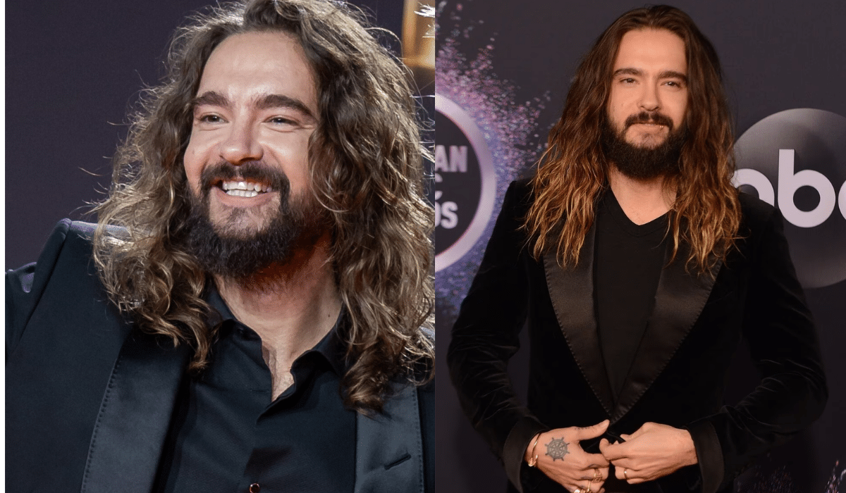 Tom Kaulitz Halloween costume 2025 transformation before and after professional styling for Medusa Greek mythology look